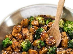 Ayam Brokoli dengan Saus Teriyaki