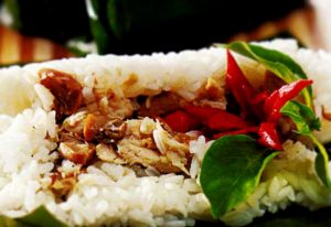 Nasi bakar ayam teriyaki