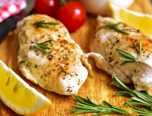 Chicken Steak With Rosemary Sauce